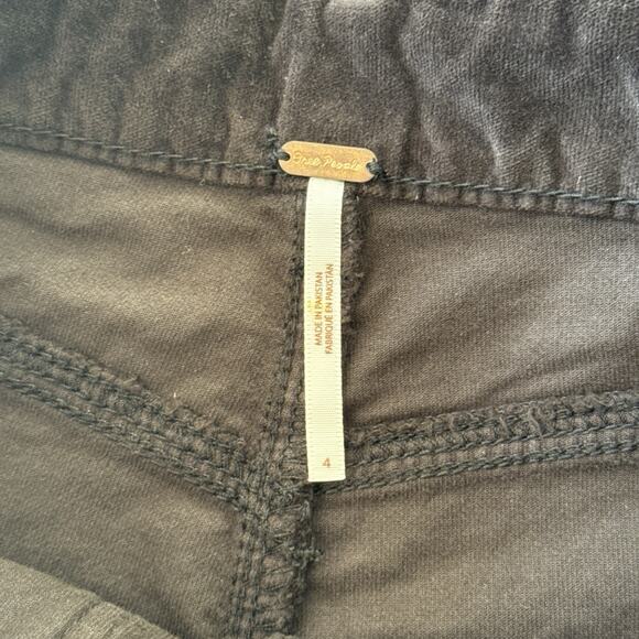 Free People Black Velvet Pants – Women’s Size 4 – NWT - Picture 5 of 11